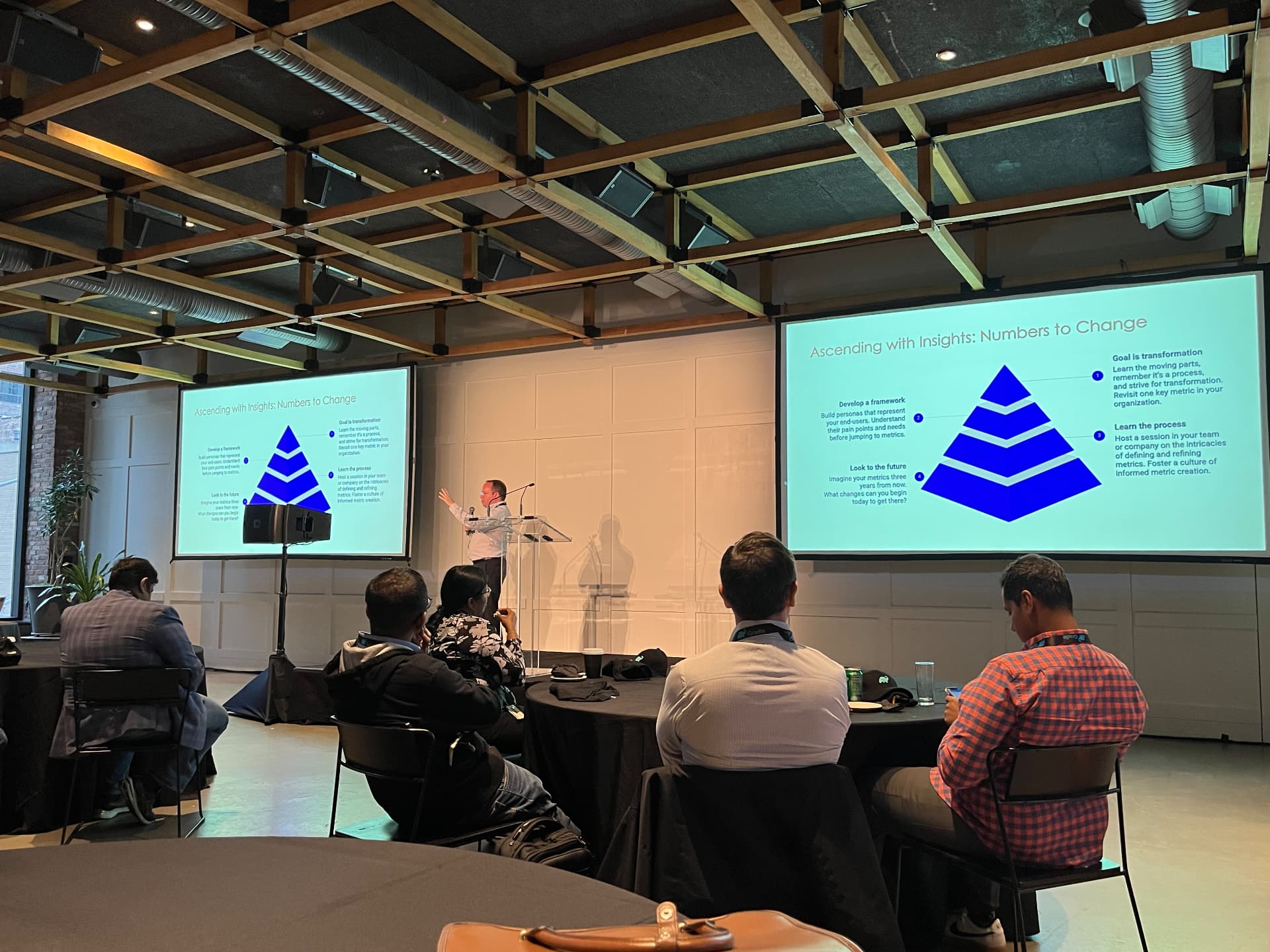 Audience at the Ascending with Insights conference talk